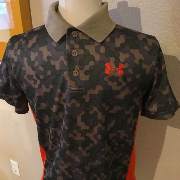 under armour camo polo shirt